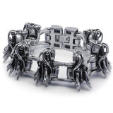 Dragon Chain Link Bracelet for Men (Stainless Steel)