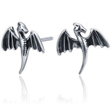Baby Dragon Stud Earrings (Stainless Steel)