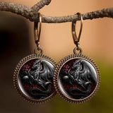 Black Dragon Earrings