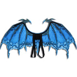 Blue Dragon Wings Costume