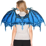 Blue Dragon Wings Costume