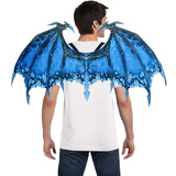 Blue Dragon Wings Costume