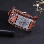 Celtic Dragon Bracelet (Leather)