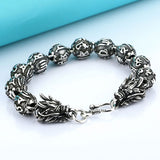 Chinese Dragon Bracelet made of Silver