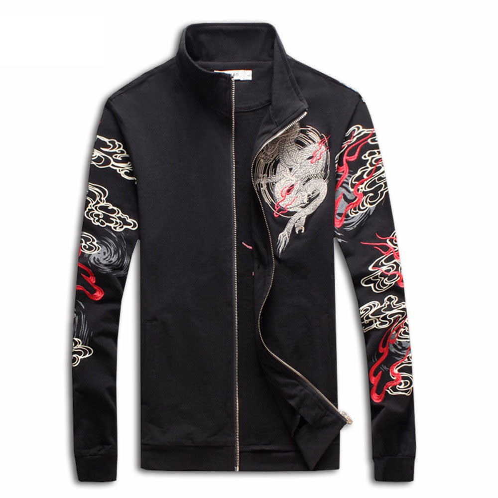 Chinese Dragon Embroidered Jacket | Dragon Vibe