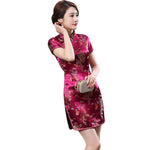 Chinese Red Dress with Dragons (Purple)