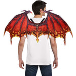 Cosplay Red Dragon Wings