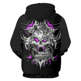 Dragon and Skull Men's Hoodie