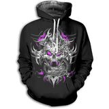 Dragon and Skull Men's Hoodie