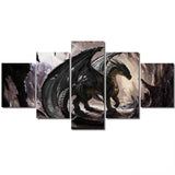 Dragon in its Cave Painting