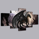 Dragon in its Cave Painting