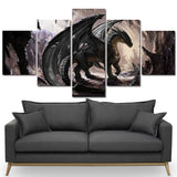 Dragon in its Cave Painting