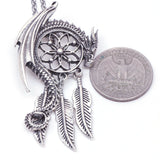 Dragon Dream Catcher Necklace