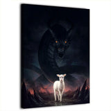 The Dragon and the Lamb Painting