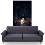 The Dragon and the Lamb Painting