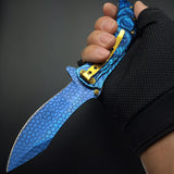 Dragon Blue Metal Knife
