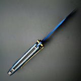 Dragon Blue Metal Knife
