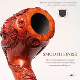 Briar Wood Dragon Pipe
