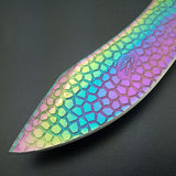 Dragon Titanium Rainbow Folding Pocket Knife