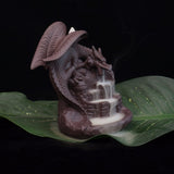 Dragon on Waterfall<br>Incense Burner