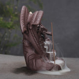 Dragon on Waterfall<br>Incense Burner