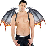 Flaming Dragon Wings Costume for Adults