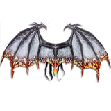 Flaming Dragon Wings Costume for Adults