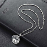 Dragon Yin Yang Pendant (Stainless Steel)