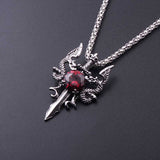 Dragons And Crystal Necklace