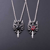 Dragons And Crystal Necklace