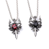 Dragons And Crystal Necklace