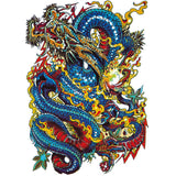 Flaming Dragon tattoo