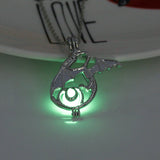 Glow In Dark Dragon Pendant (Yellow Green glow)