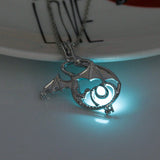 Glow In Dark Dragon Pendant (Blue Green glow)