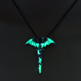 Glow In The Dark Dragon Sword Necklace