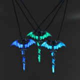 Glow In The Dark Dragon Sword Necklace