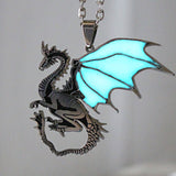 Glowing Dragon Necklace (Stainless Steel)