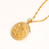 Gold Chain Dragon Pendant