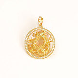 Gold Chain Dragon Pendant