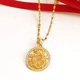 Gold Chain Dragon Pendant