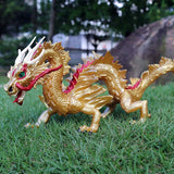 Gold Chinese Dragon Figurine
