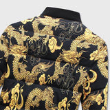 Gold Dragon Bomber Jacket