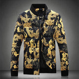 Gold Dragon Bomber Jacket