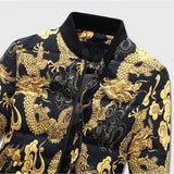 Gold Dragon Bomber Jacket