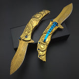 Gold Dragon Pocket Knife