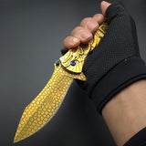 Gold Dragon Pocket Knife