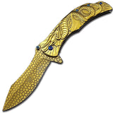 Gold Dragon Pocket Knife