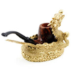 Golden Dragon Tobacco Pipe Stand