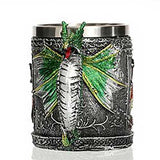 Red and Green Dragon Mug
