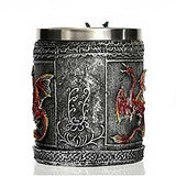 Red and Green Dragon Mug